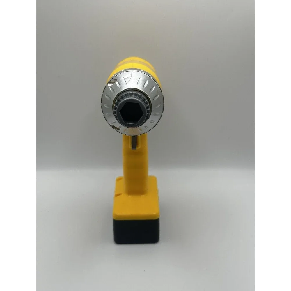 Power Tool Workshop Toy Cordless Drill Yellow Battery Operated Kids Play Set